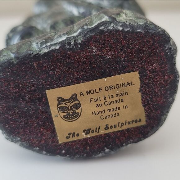 𝅺Wolf Sculptures Handmade Carved Figurine #0308 - Picture 5 of 13